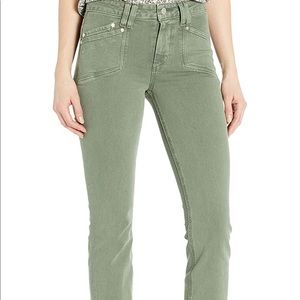 PAIGE Women Cindy High Rise Slim Fit Ankle Jean 28